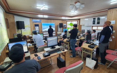 제주성산포시/제주시/드론항공평생교육원 / 드론국가자격증 28기 시뮬레이션 교육 모습!
